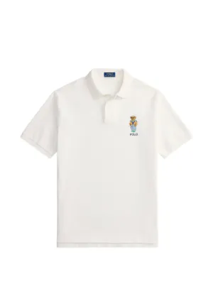 Polo Ralph Lauren Appliqué Polo Shirt | White | FARFETCH