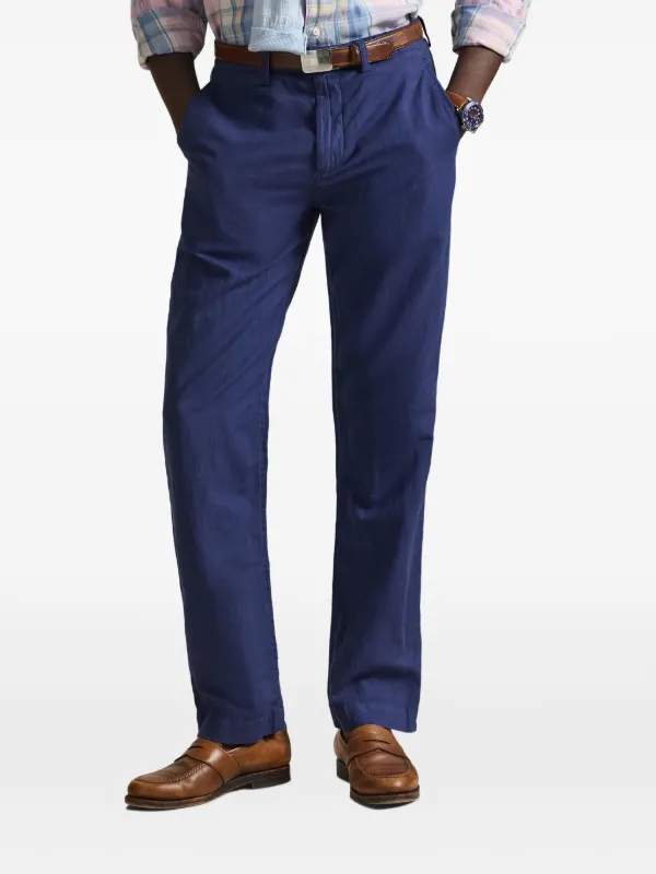 ralph lauren classic fit dress pants Lauren Ralph Lauren Men's Classic-Fit Cotton Stretch Dress Pants MSR $95 main image 1