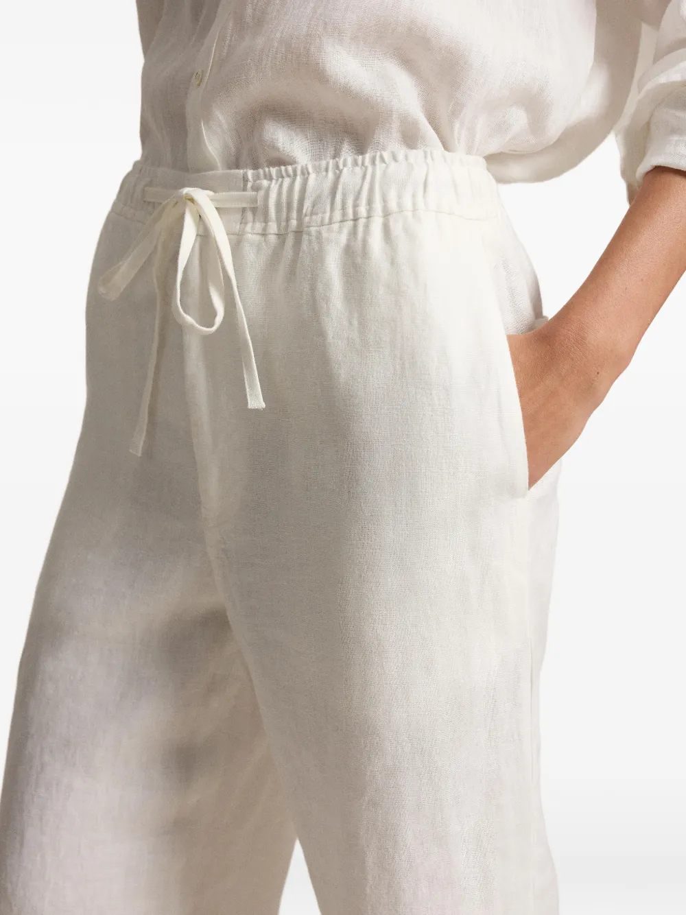 Polo Ralph Lauren Broek met trekkoord Wit