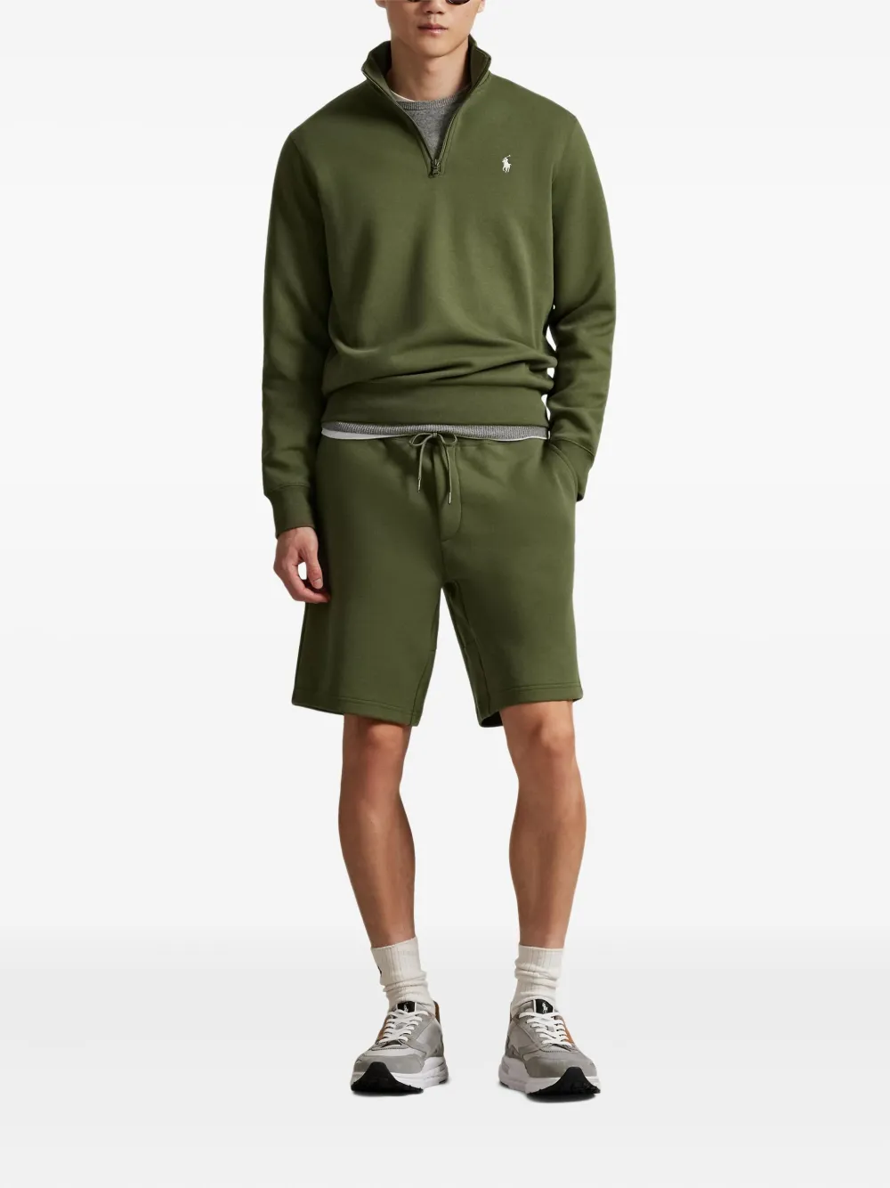 Polo Ralph Lauren Sweater met korte rits Groen