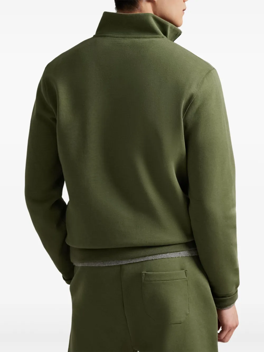 Polo Ralph Lauren Sweater met korte rits Groen