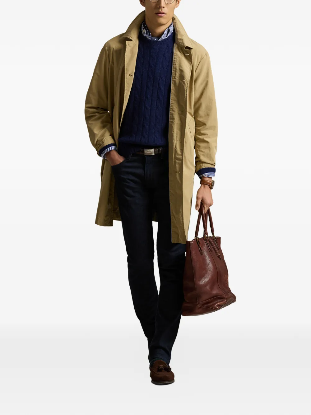  Polo Ralph Lauren Pearson Buttoned Coat - Neutrals 