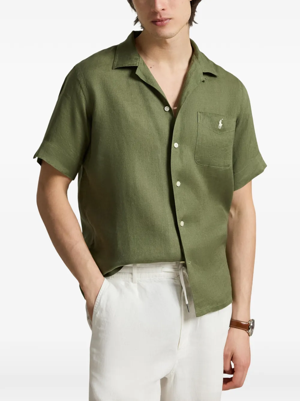 Polo Ralph Lauren Overhemd met korte mouwen Groen