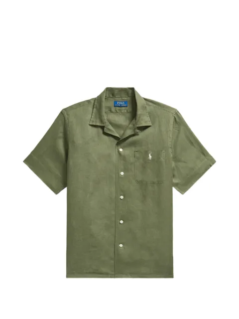 Polo Ralph Lauren short-sleeve pocket linen shirt