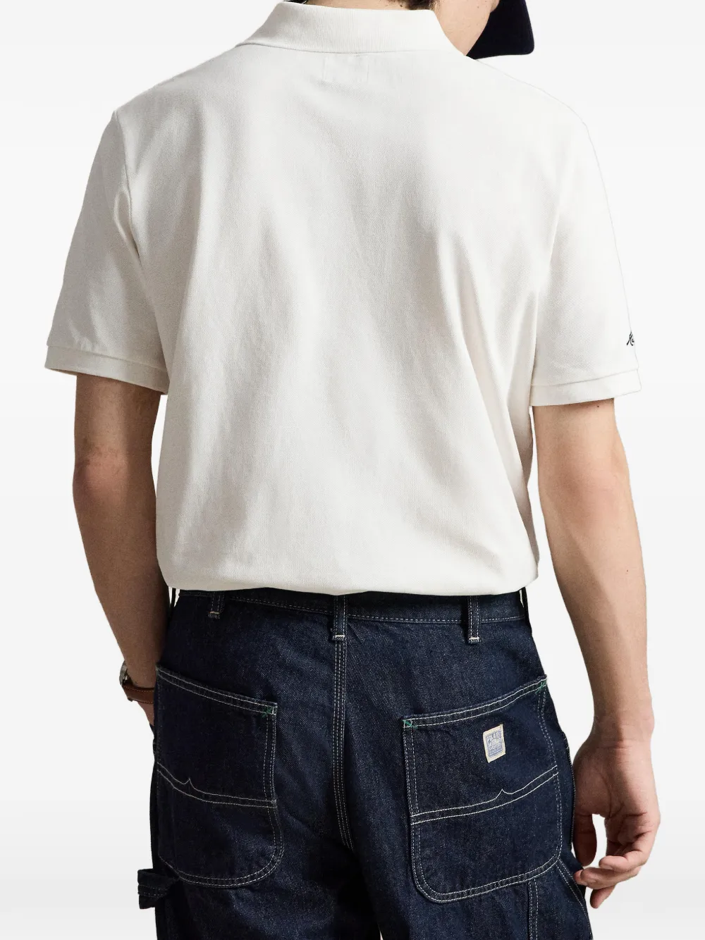 Polo Ralph Lauren x Yankees katoenen poloshirt Wit