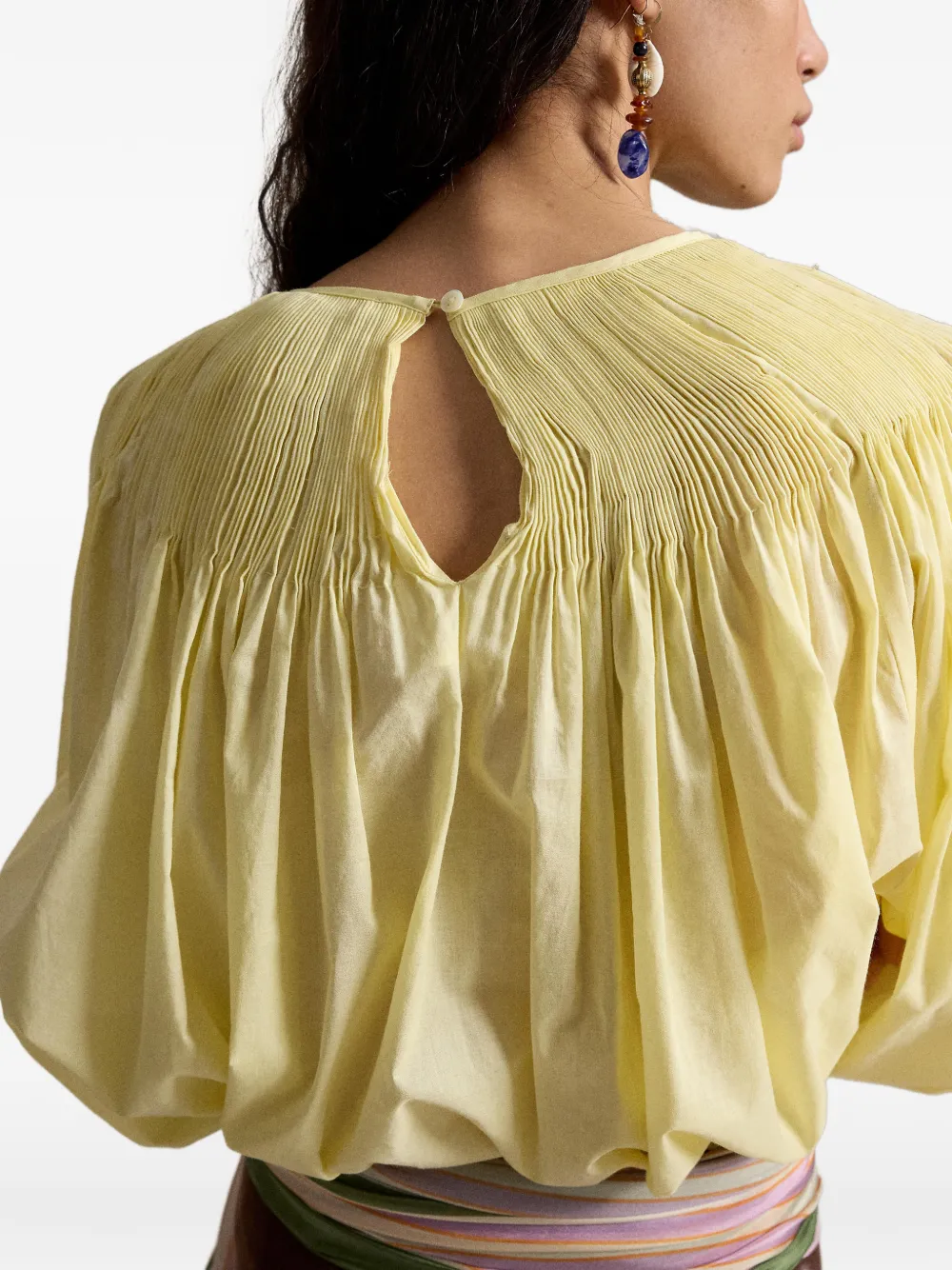 Polo Ralph Lauren Geplooide blouse Geel
