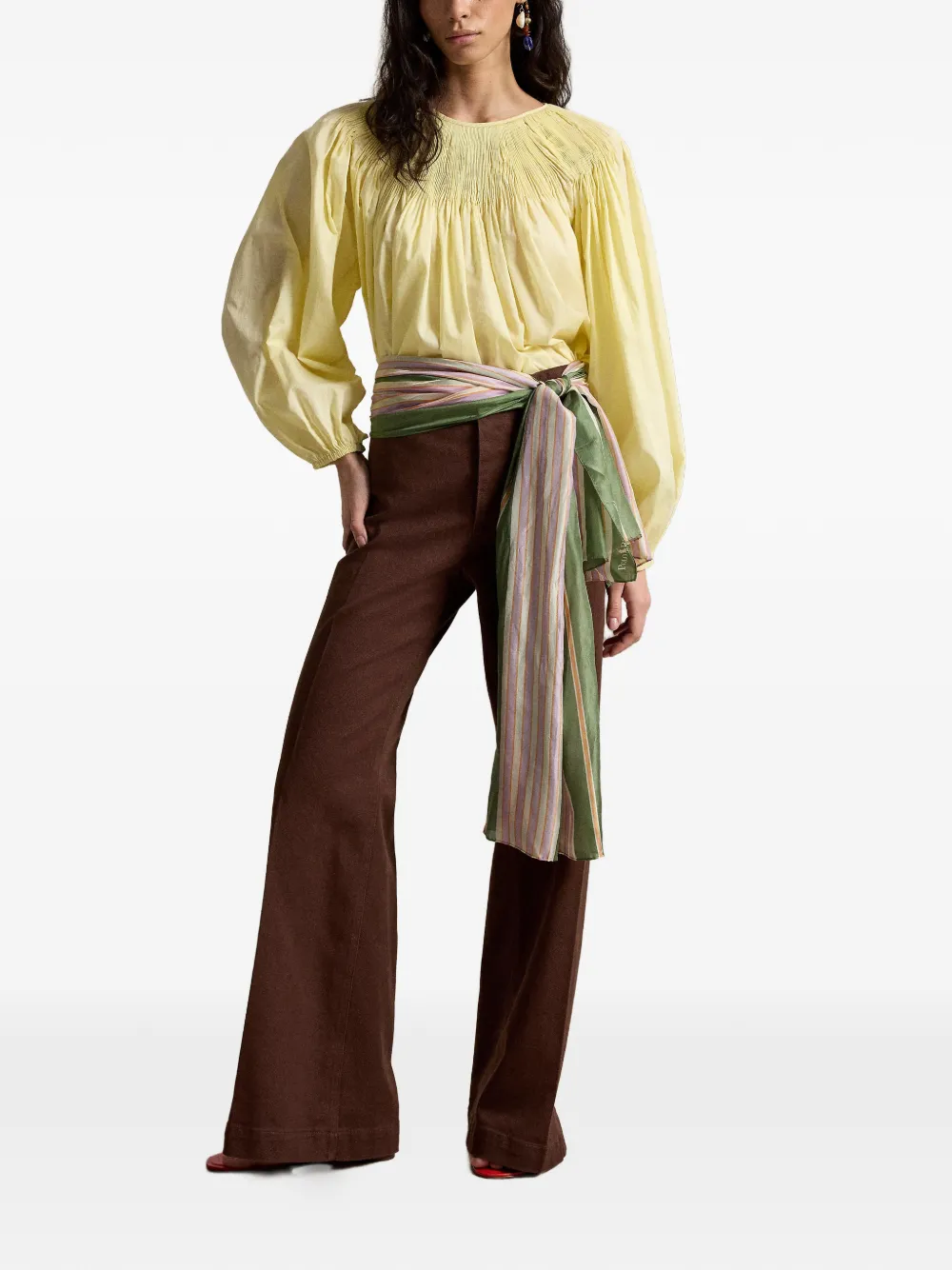  Polo Ralph Lauren Blusa De Manga Larga - Amarillo 