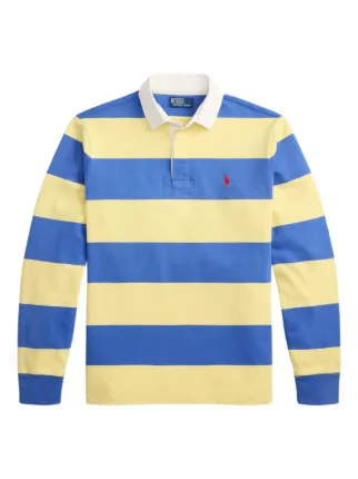 Polo Ralph Lauren Camisa De Rugby The Iconic Com Listras | Amarelo