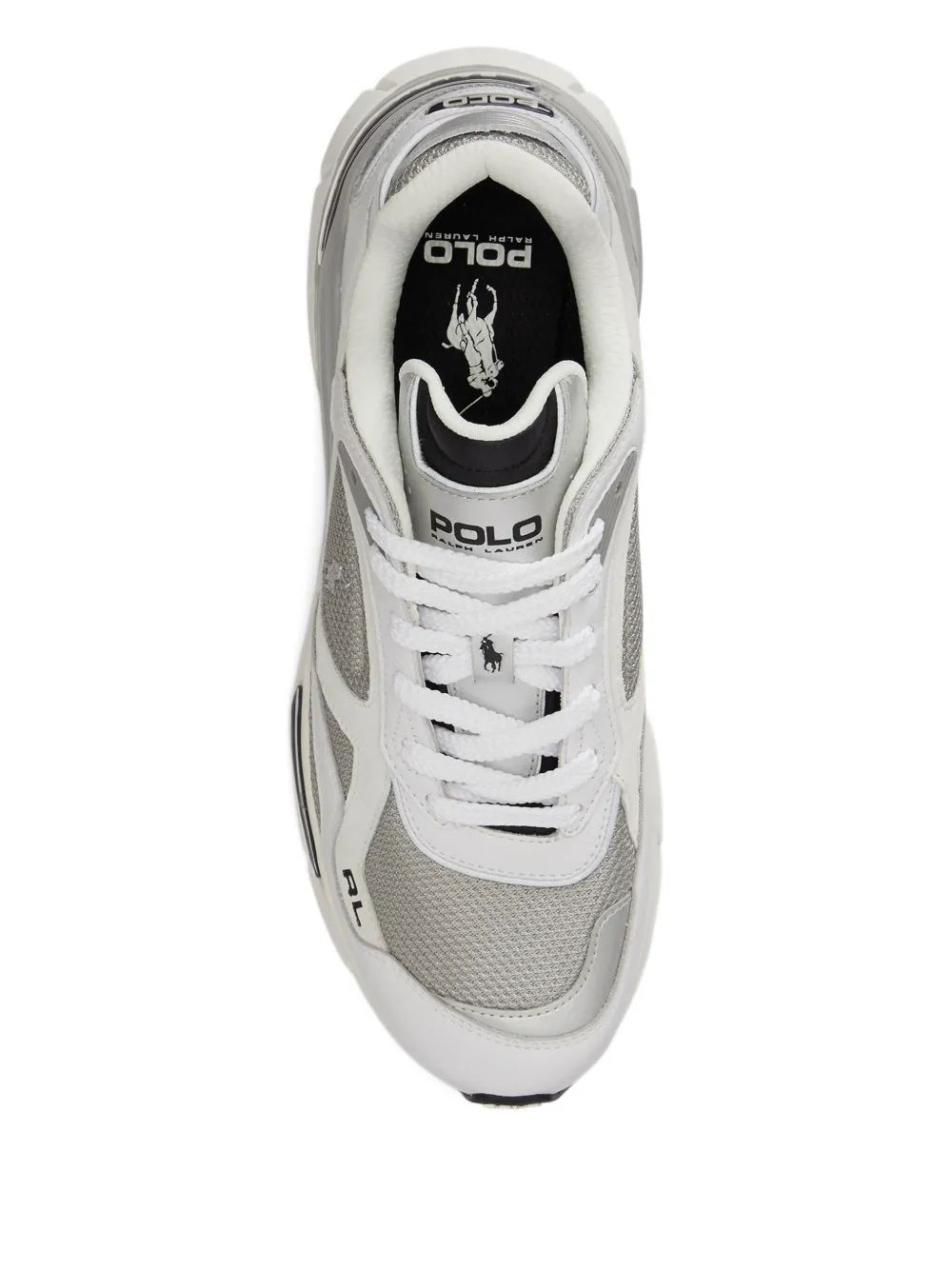 Polo Ralph Lauren Trackstr 275 Sk LT sneakers met logodetail Grijs