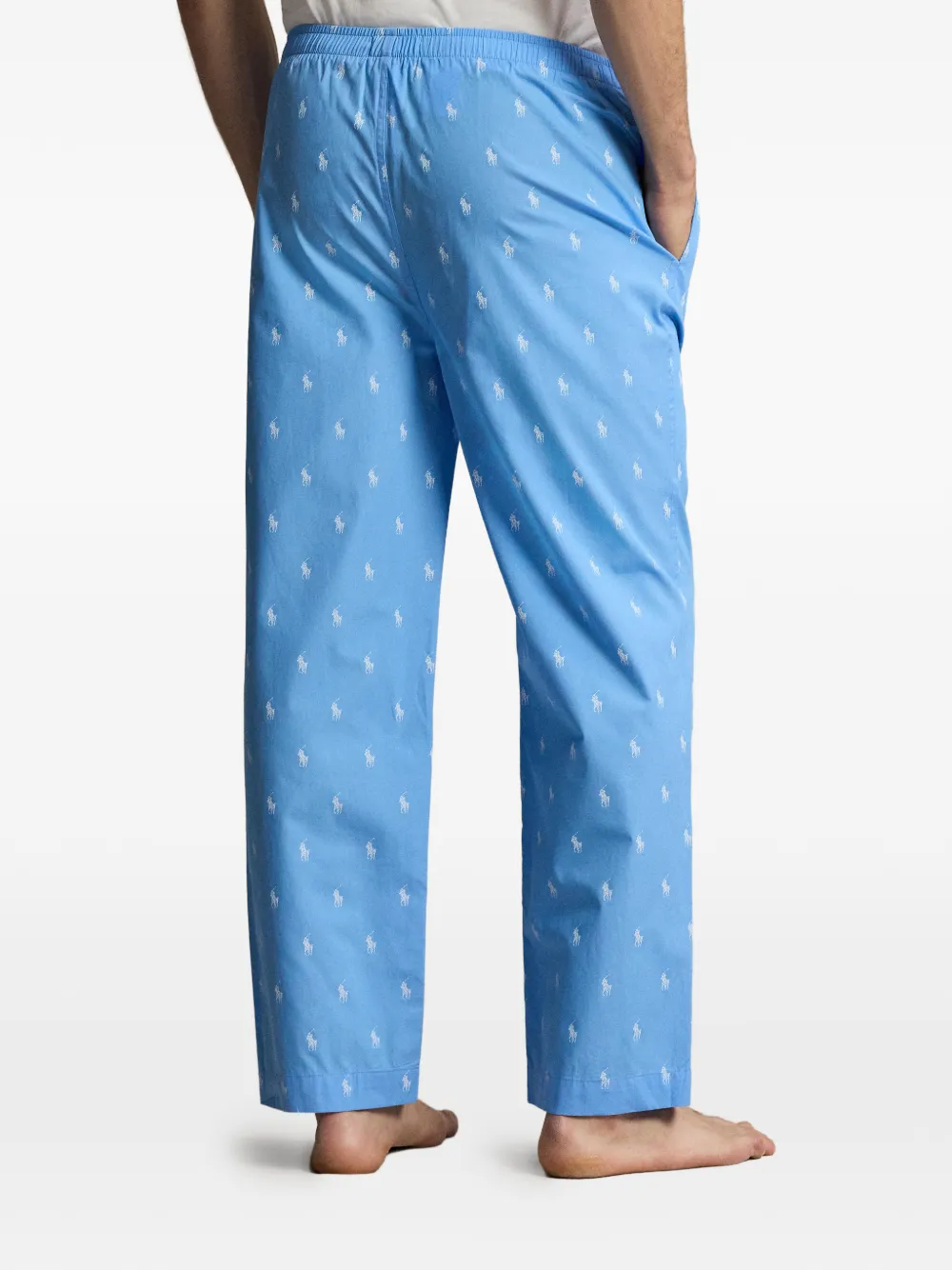 Polo Ralph Lauren Pyjamabroek met logopatroon Blauw