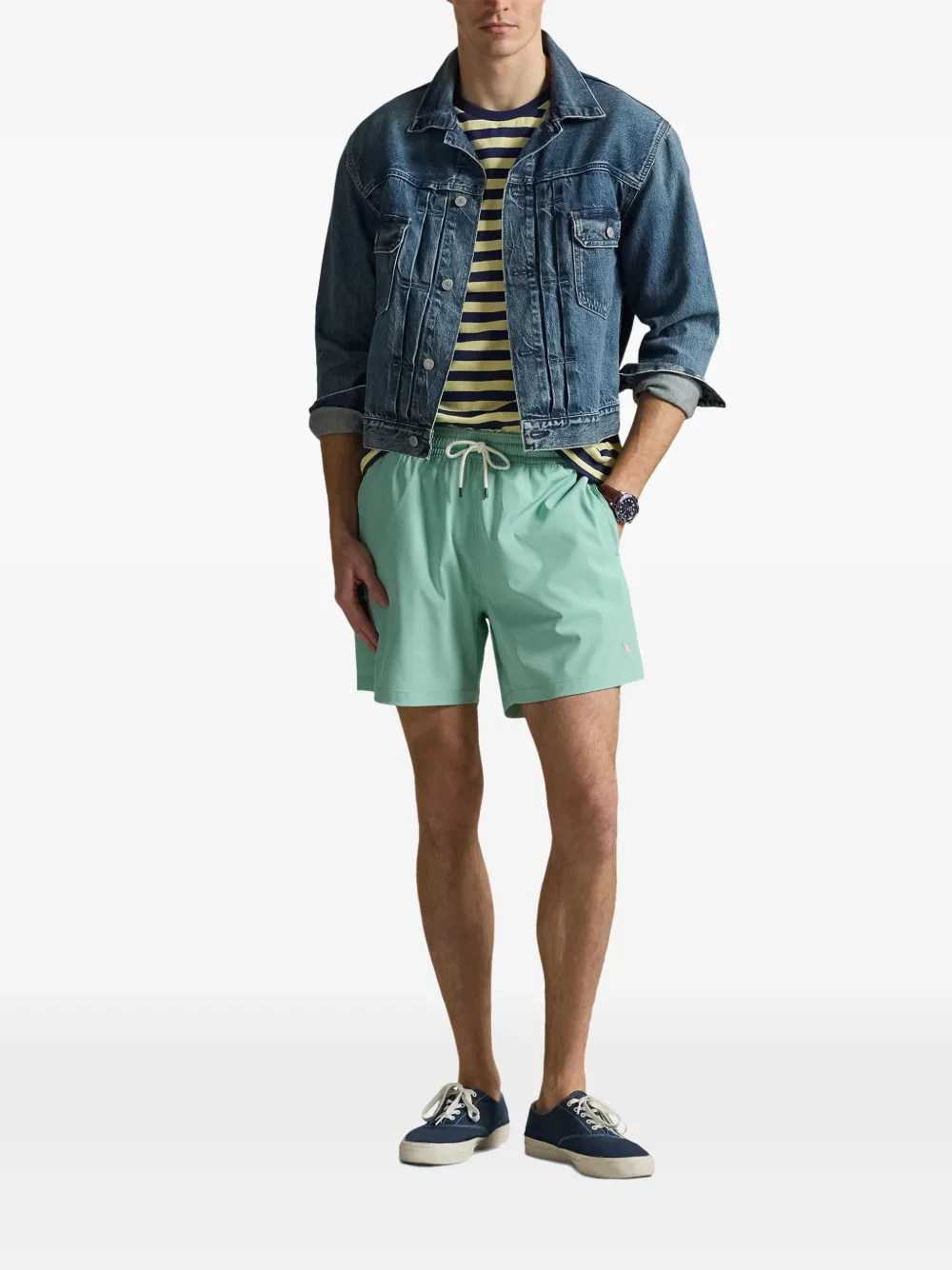 Polo Ralph Lauren Traveler Classic zwembroek met trekkoord Groen