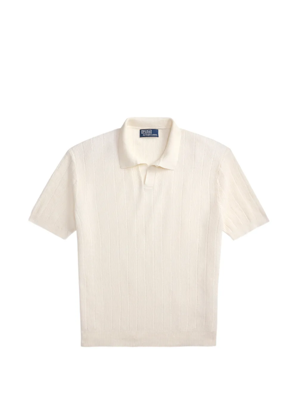 Polo Ralph Lauren textured T-shirt - Bianco