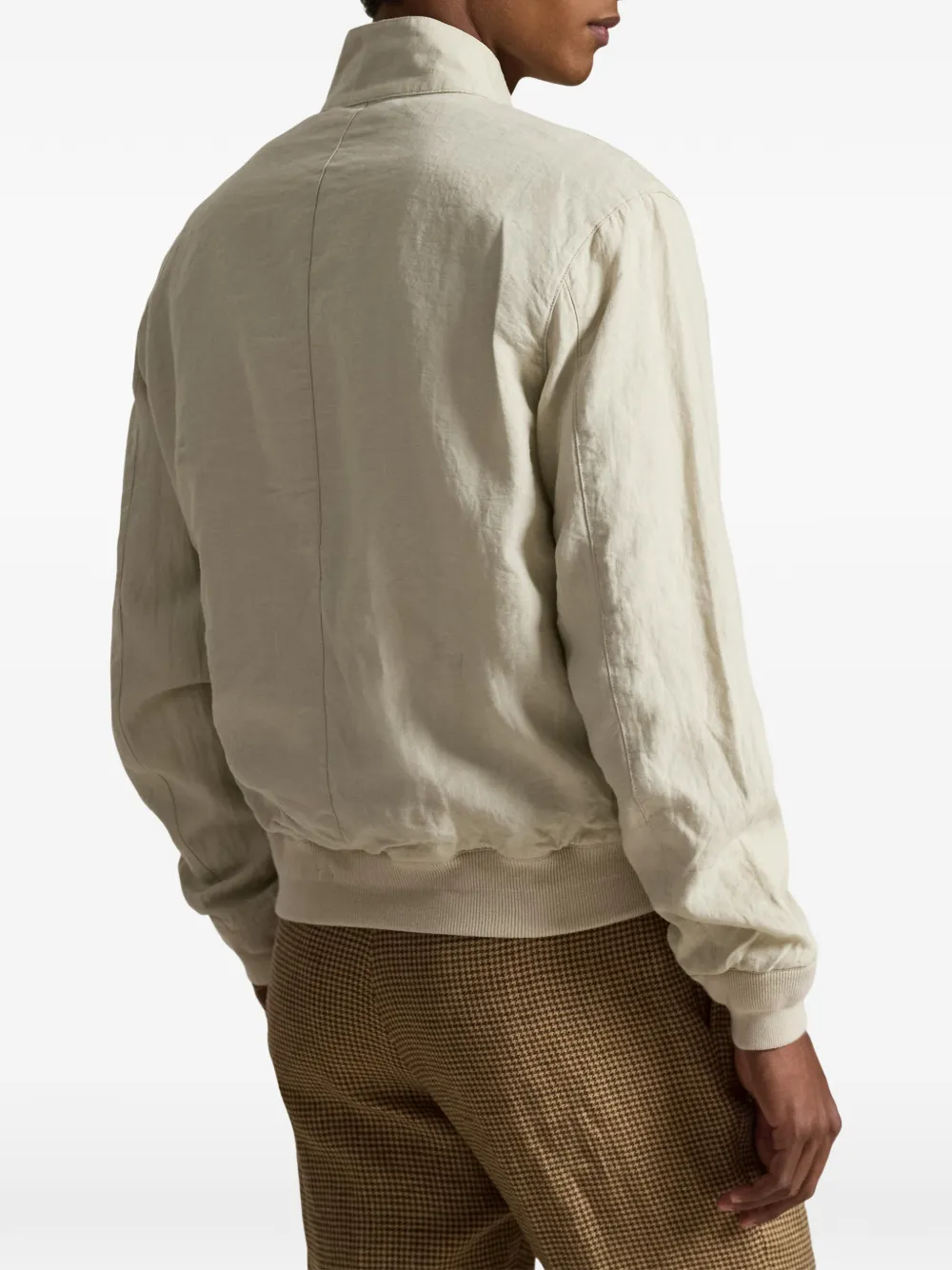 Polo Ralph Lauren Ribgebreid windjack Beige