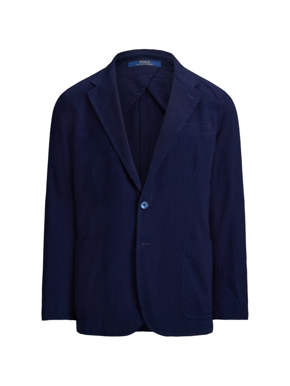Polo Ralph Lauren three-button cotton blazer - Blu