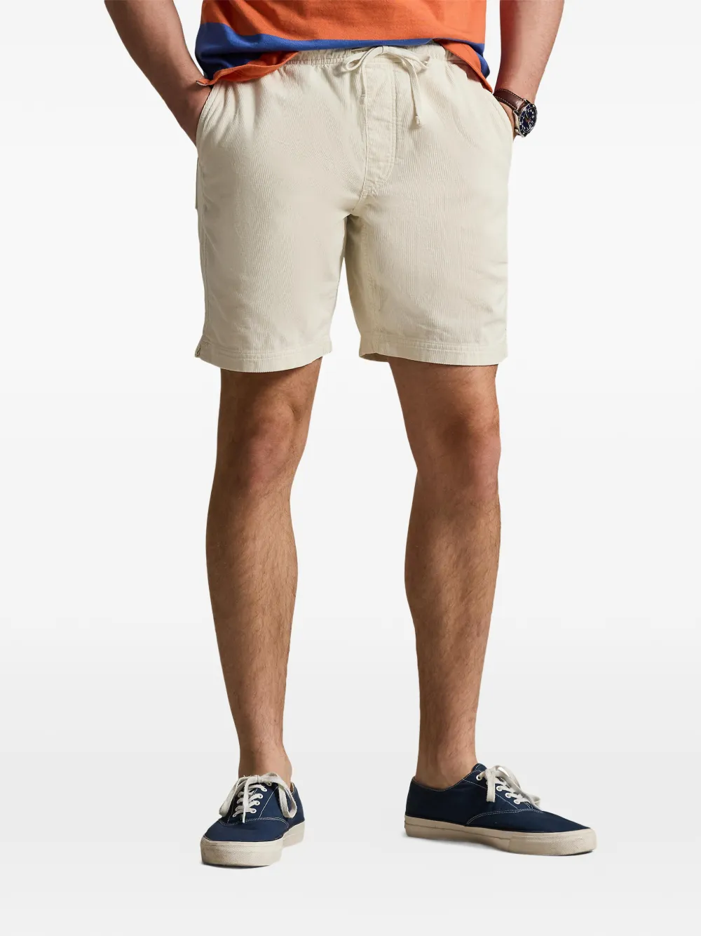 Polo Ralph Lauren Shorts met trekkoordtaille Beige