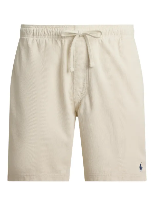 新品Polo Ralph Lauren ドローストリング ショートパンツ M Polo Ralph Lauren ドローストリング ショートパンツ | ニュートラル