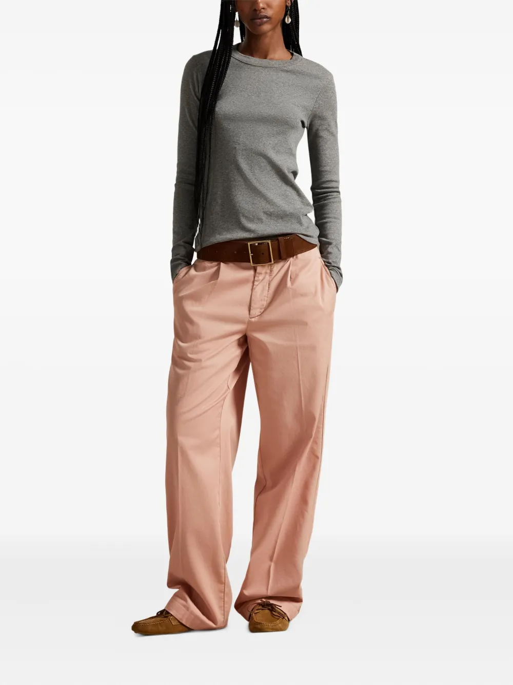 Polo Ralph Lauren Plissierte Hose In Pink