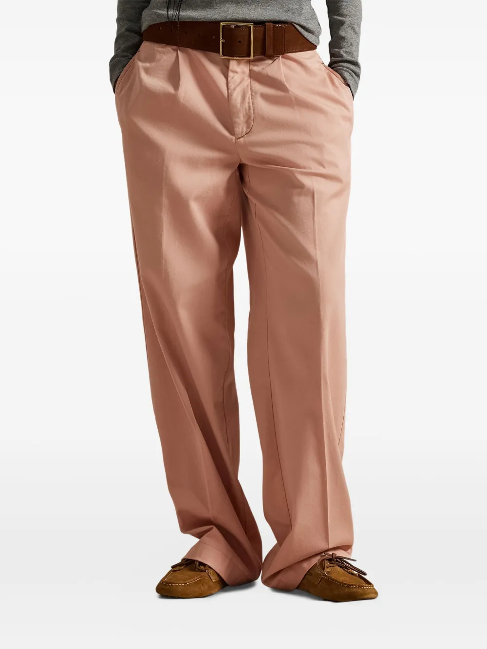 Polo Ralph Lauren Plissierte Hose In Pink