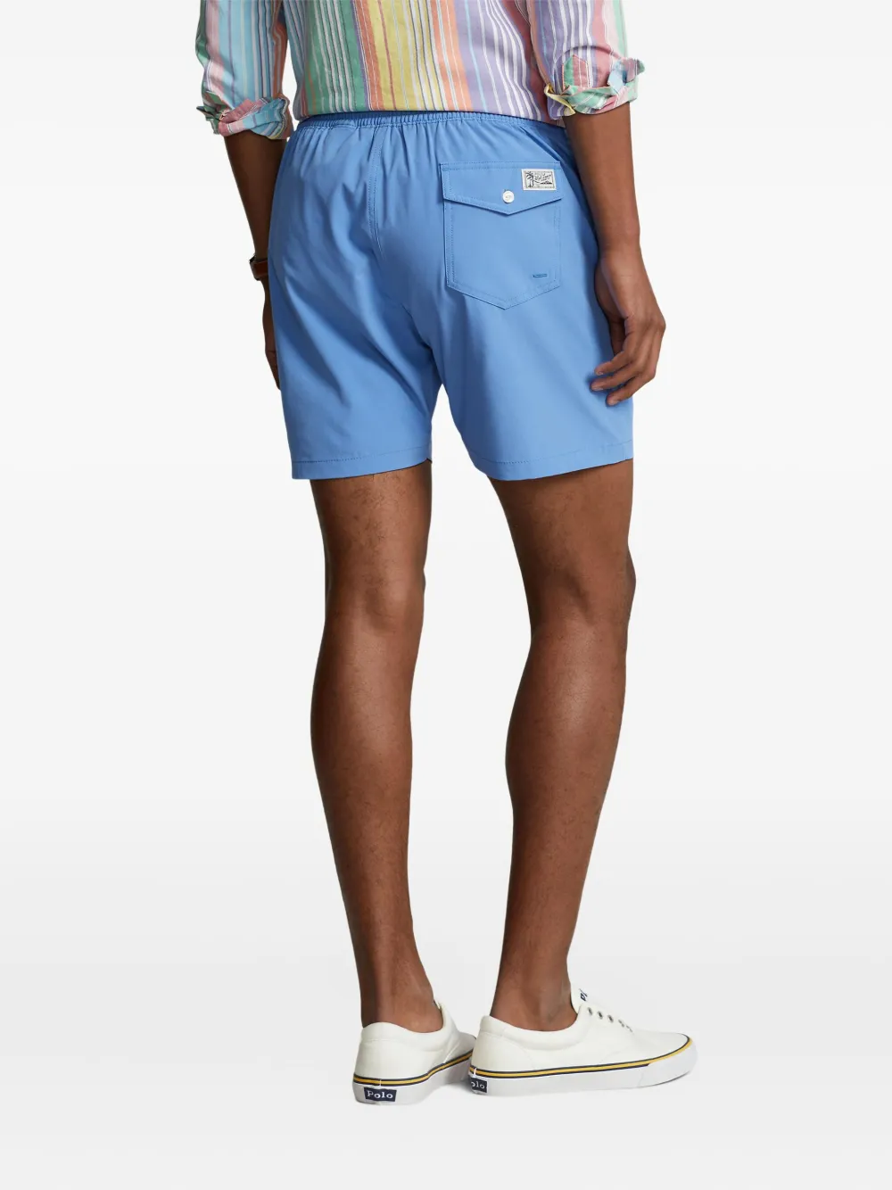 Polo Ralph Lauren Embroidered Pony Swim Shorts In Blue