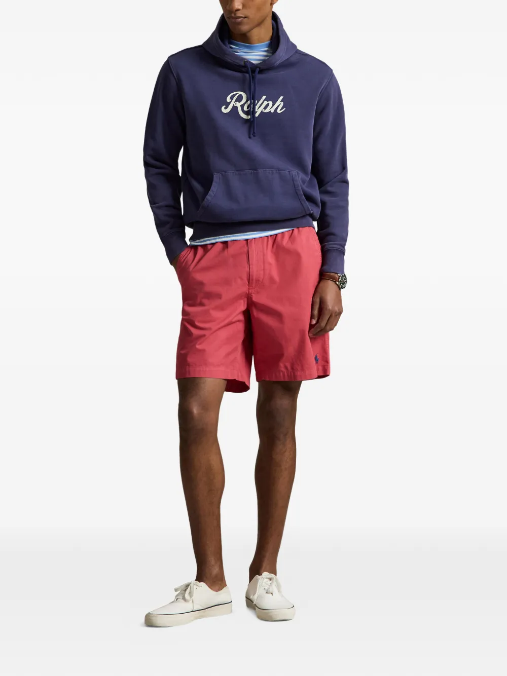 Polo Ralph Lauren Shorts met logodetail Rood
