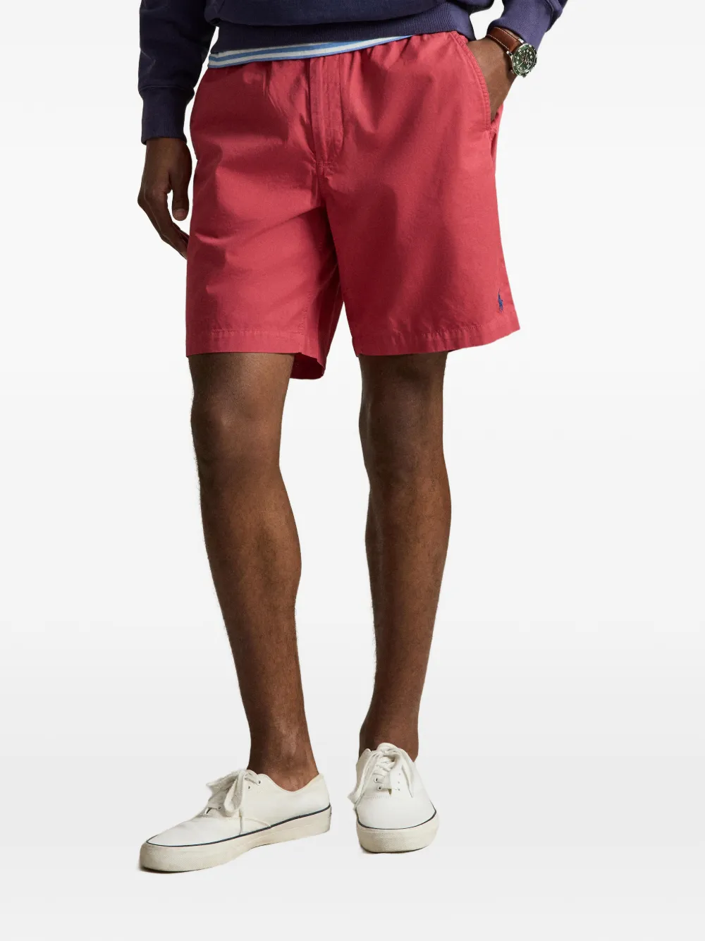 Polo Ralph Lauren Shorts met logodetail Rood