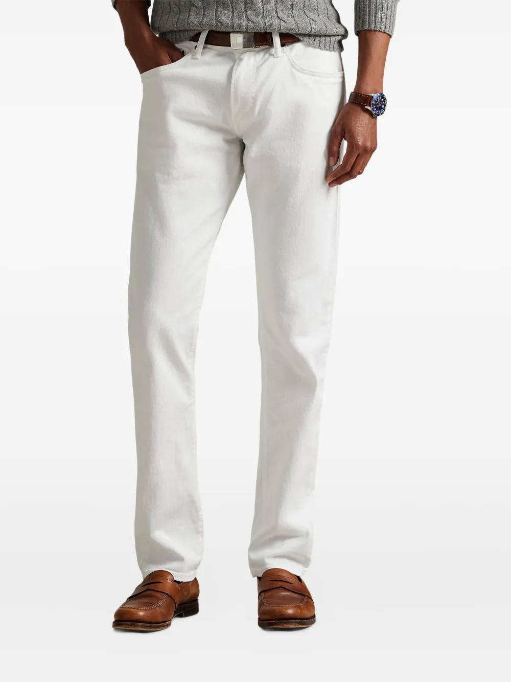 Polo Ralph Lauren Sullivan jeans met vijf zakken Wit