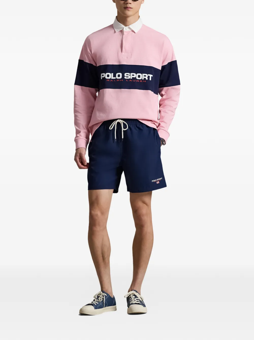 Polo Ralph Lauren Bermuda De Praia Traveller | Azul | FARFETCH BR