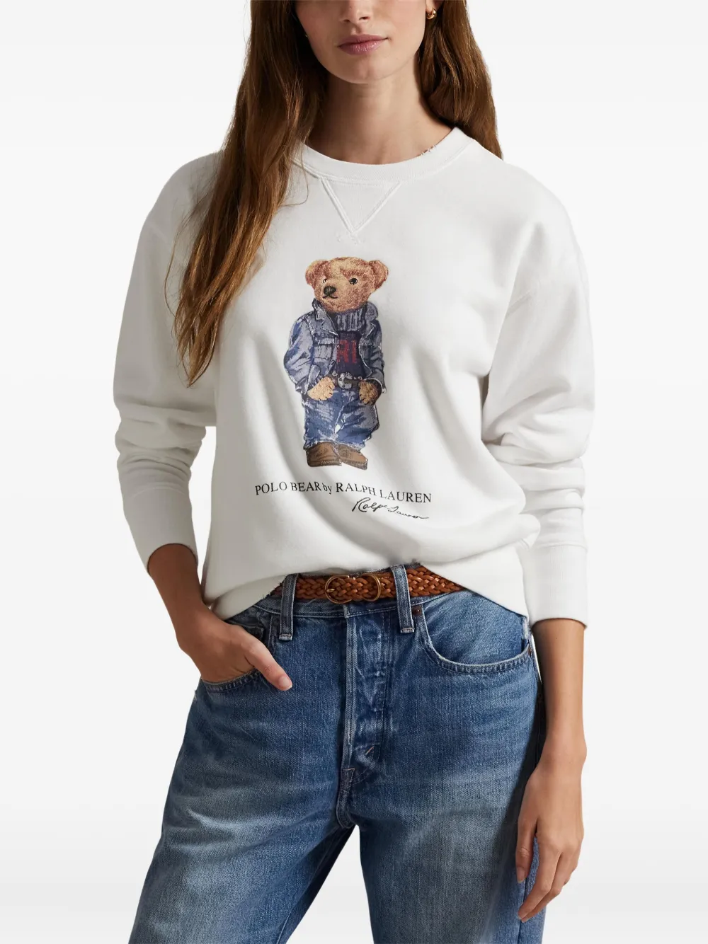 Polo Ralph Lauren Polo Bear Sweatshirt In White