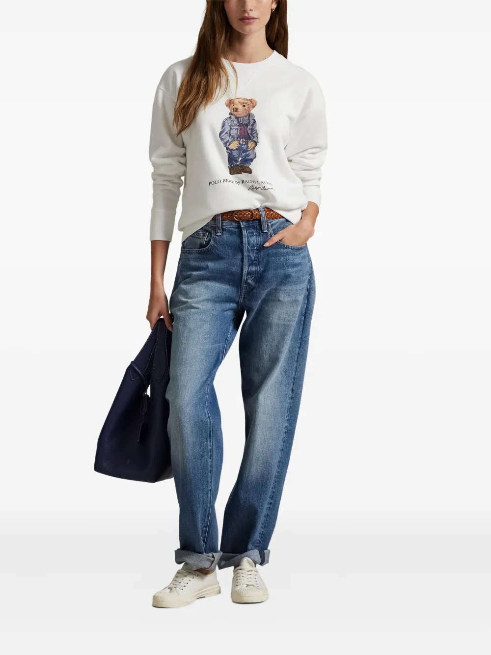 Polo Ralph Lauren Polo Bear Sweatshirt In White