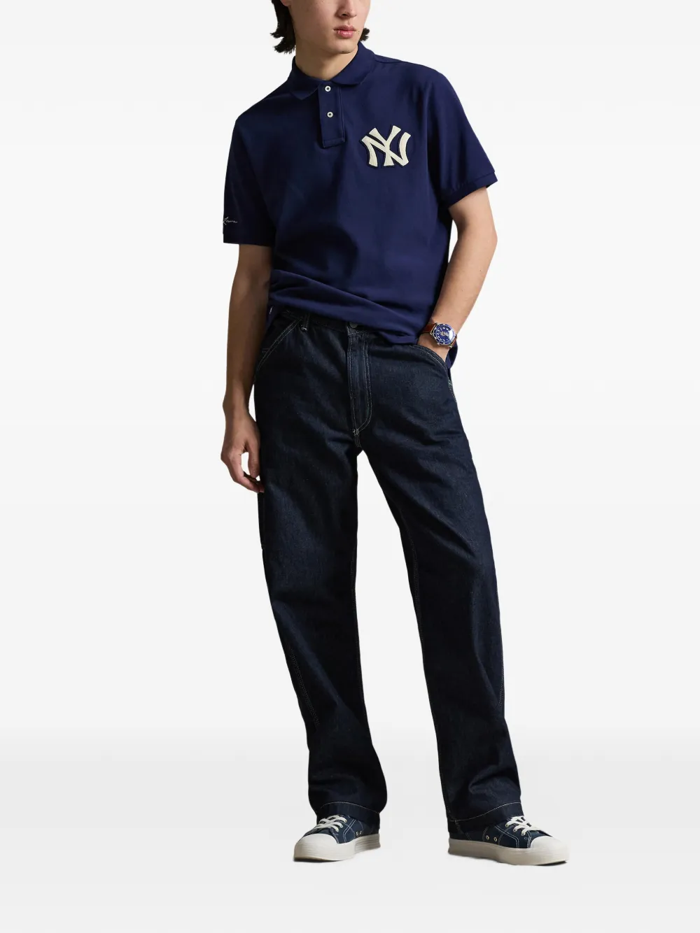 Polo Ralph Lauren x Yankees T-shirt met korte mouwen Blauw
