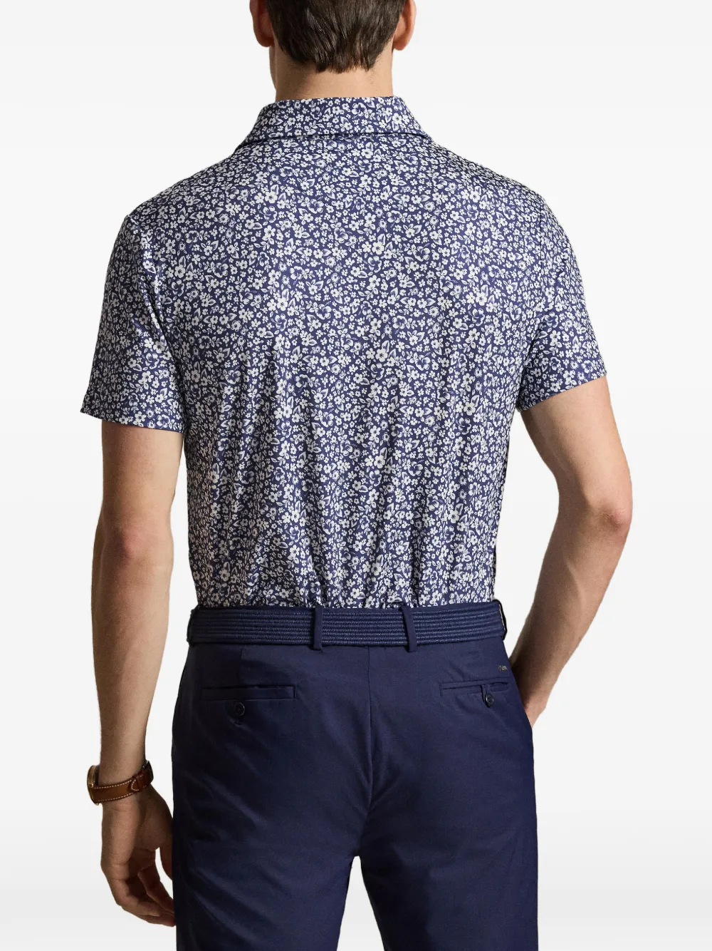 RLX Ralph Lauren Poloshirt met bloemenprint Blauw