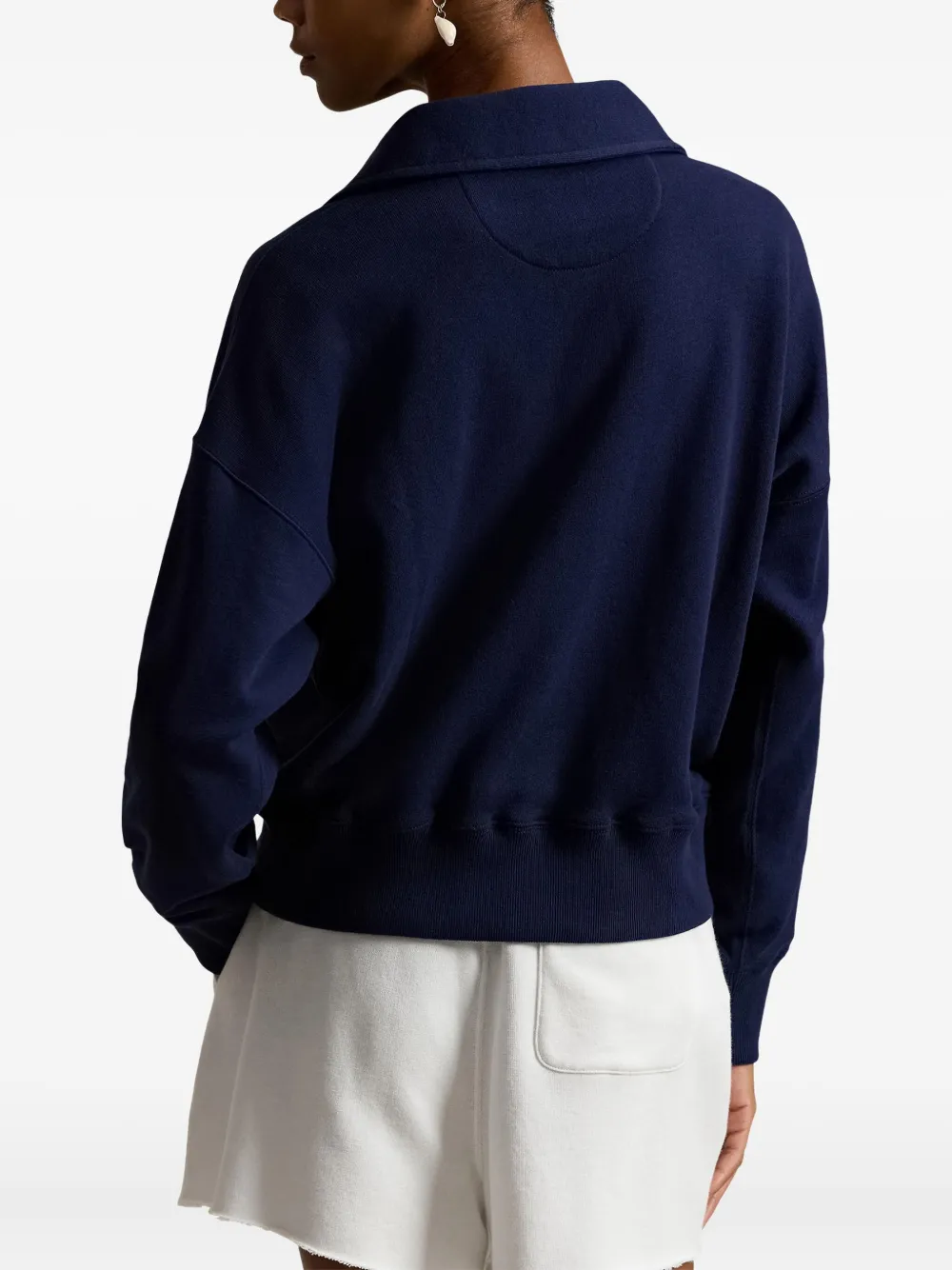 Polo Ralph Lauren Polo Pony-embroidered Sweatshirt In Blue