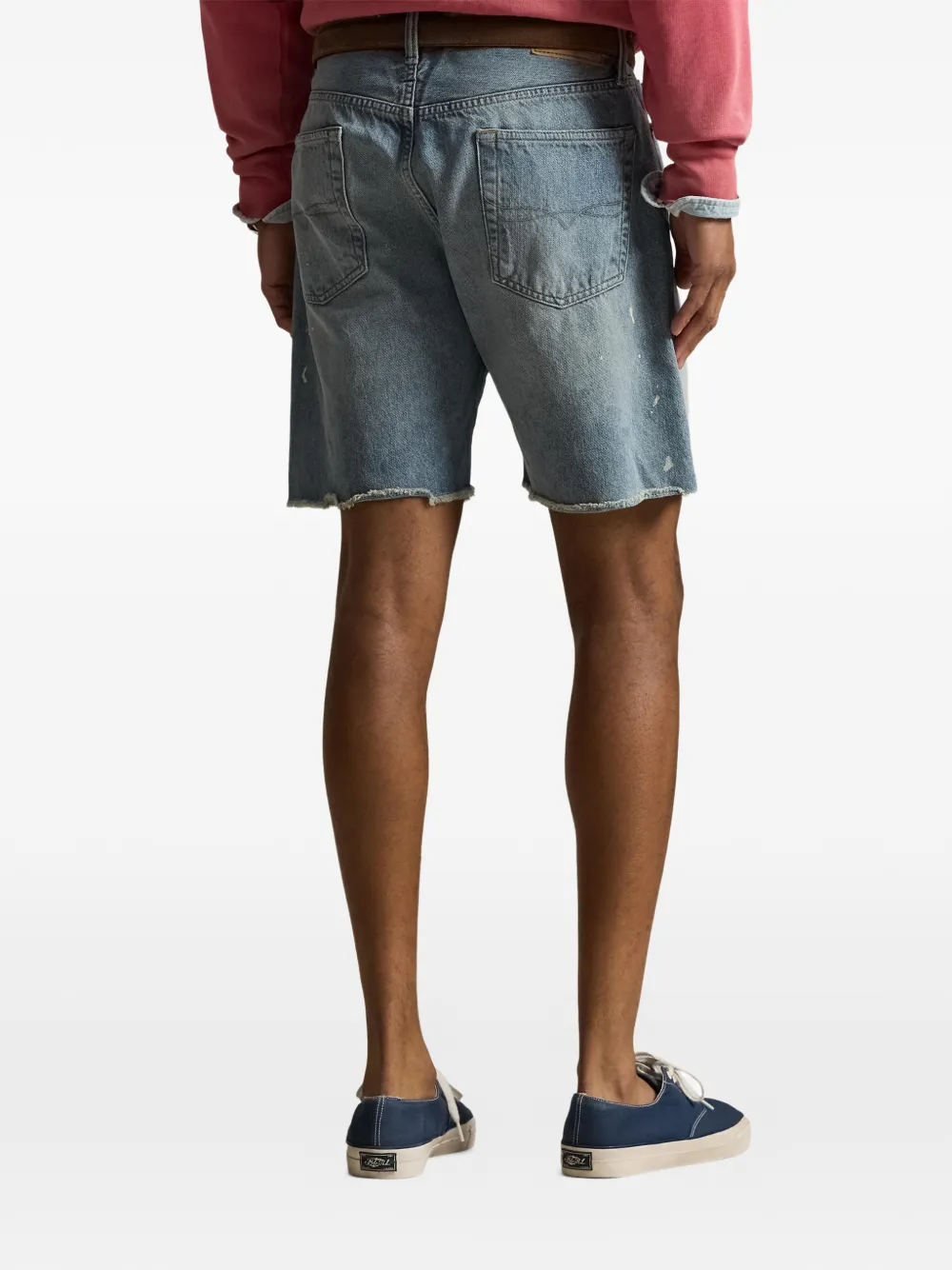 Polo Ralph Lauren Shorts met franje Blauw