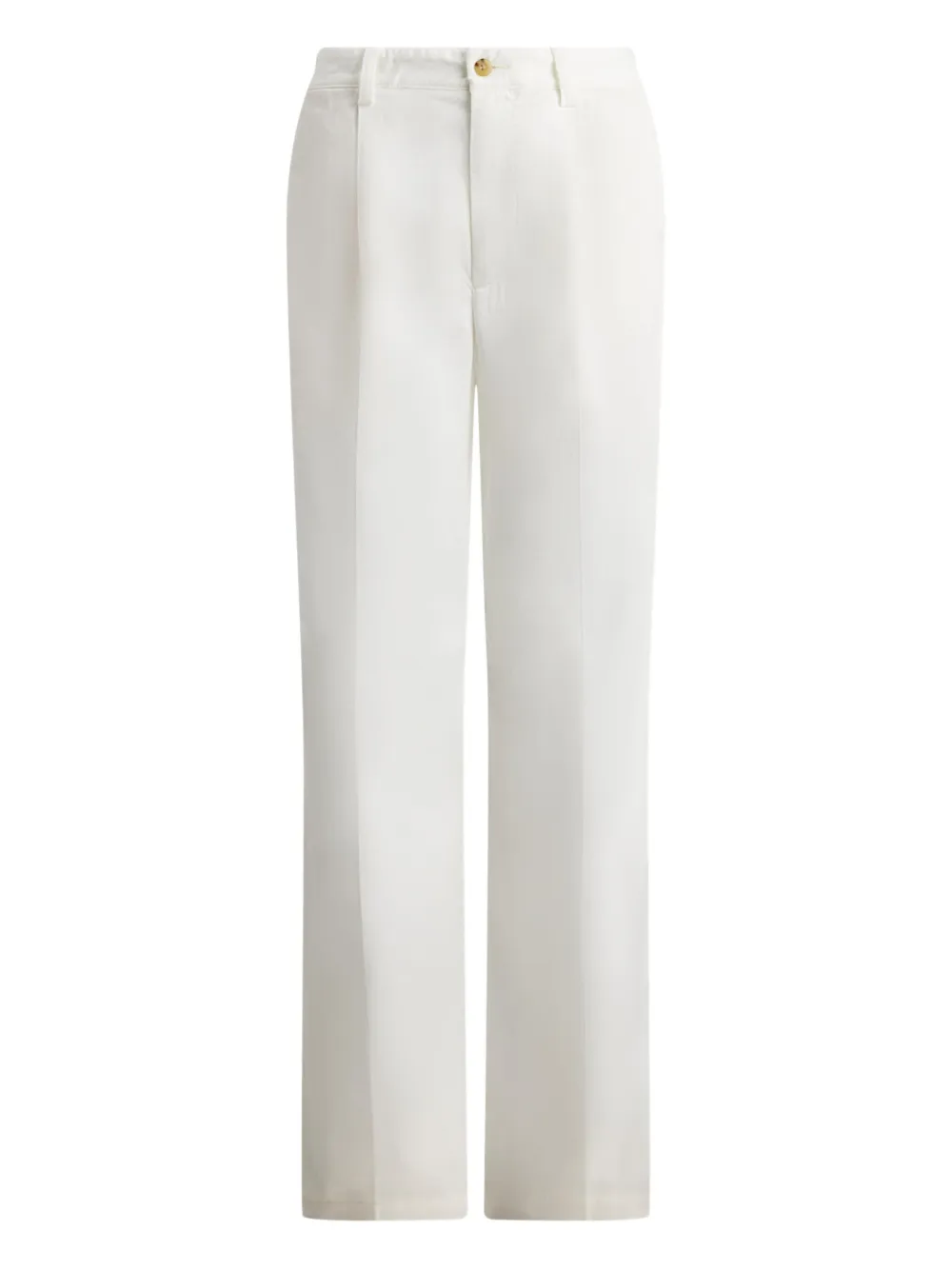 Polo Ralph Lauren Pleated Trousers In White