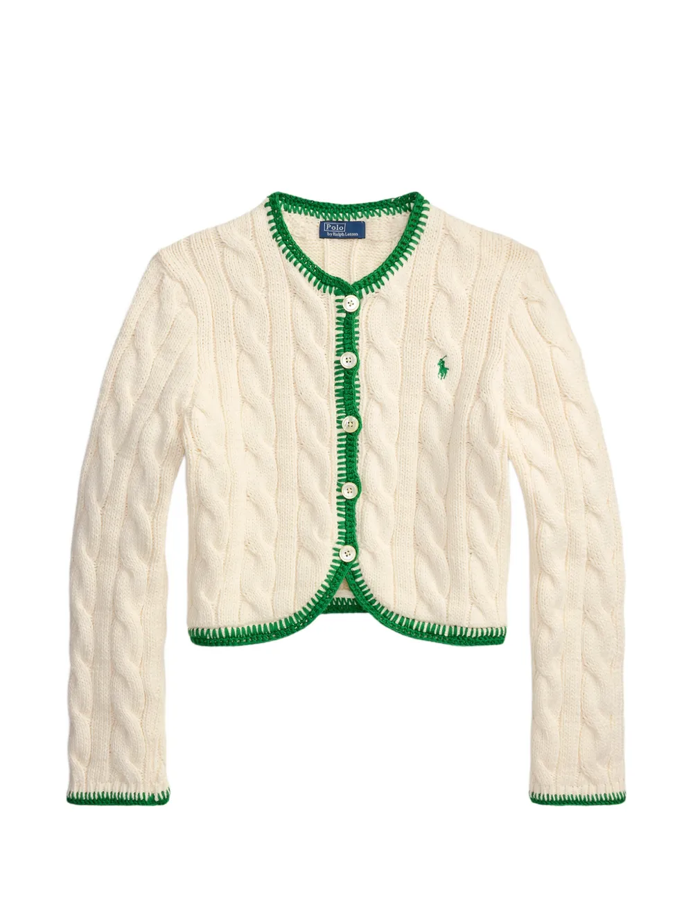 Polo Ralph Lauren Cardigan con dettagli a contrasto - Toni neutri