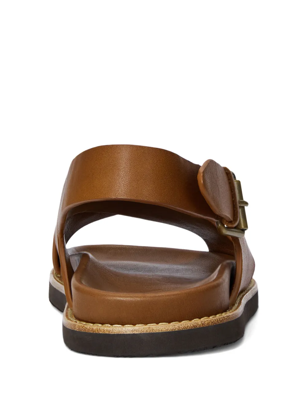 Polo Ralph Lauren Zane leren sandalen Bruin