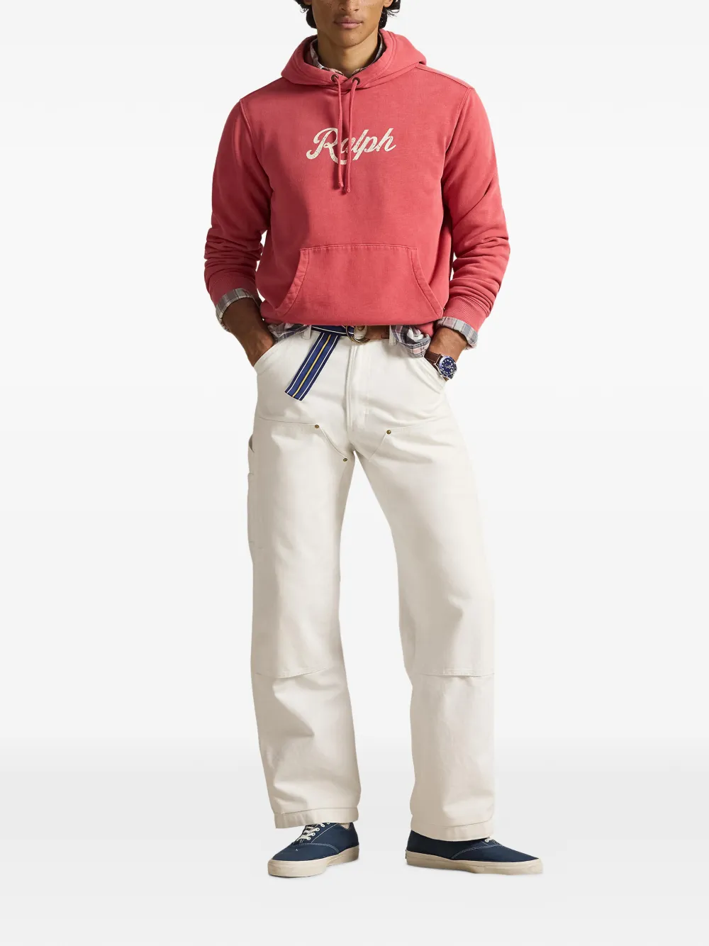 Polo Ralph Lauren Hoodie met logoprint Rood