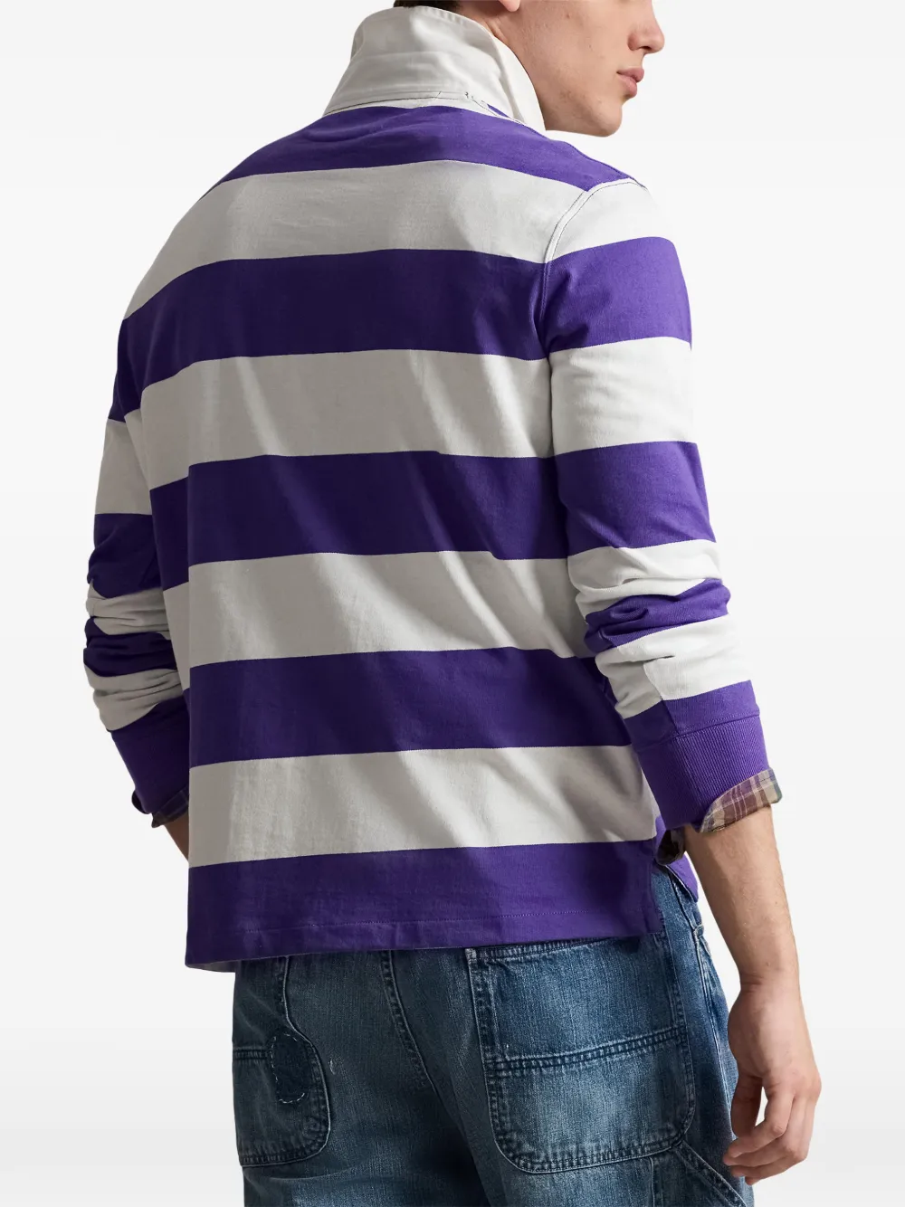Polo Ralph Lauren Gestreept poloshirt Paars