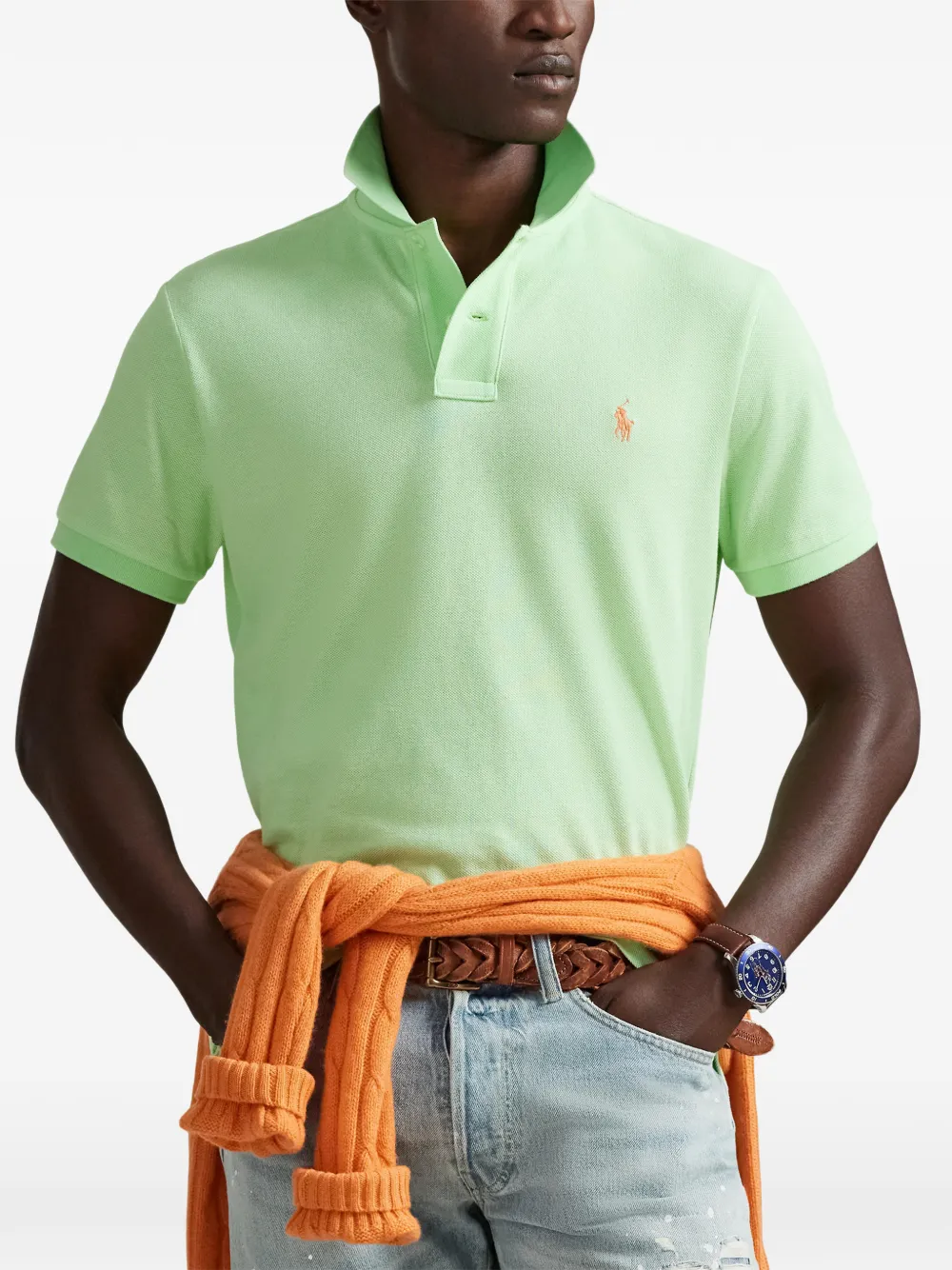 Polo Ralph Lauren Poloshirt met geborduurd logo Groen