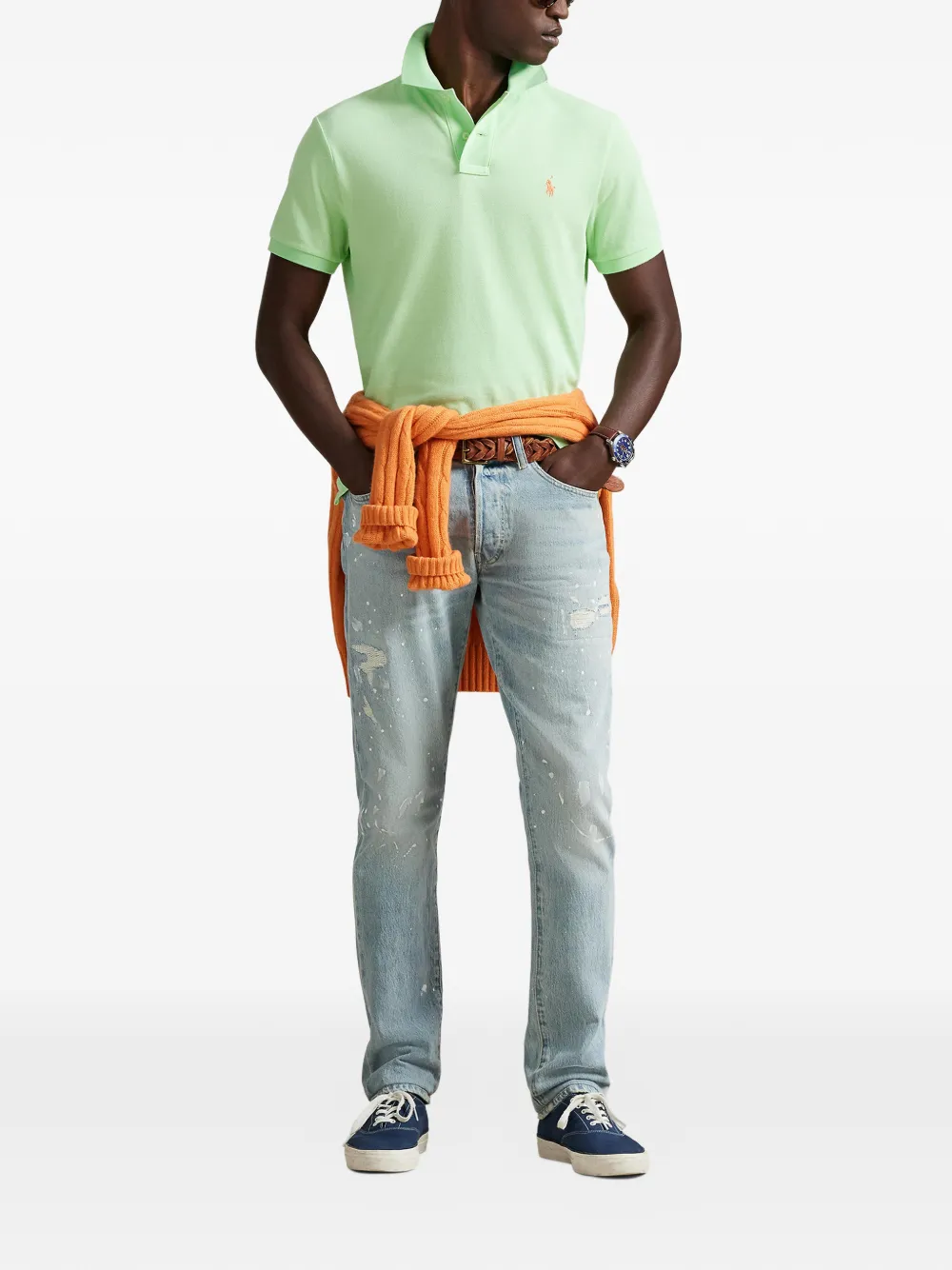 Polo Ralph Lauren Poloshirt met geborduurd logo Groen