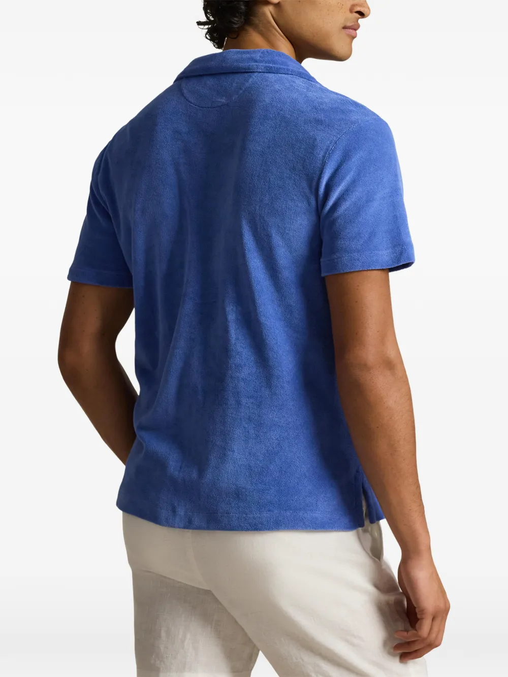 Polo Ralph Lauren Overhemd met borstzak en knoopsluiting Blauw