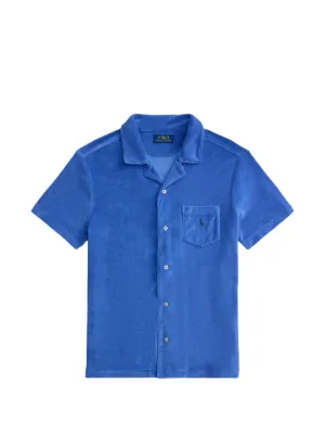 Polo Ralph Lauren ワッフルニット シャツ | ブルー | FARFETCH JP