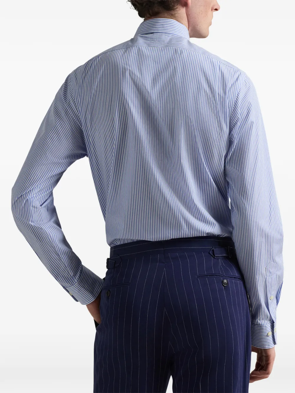 striped custom fit shirt