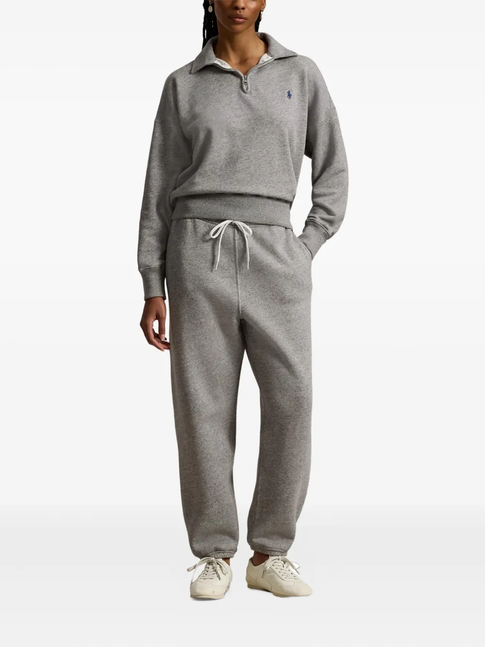 Polo Ralph Lauren Polo Pony-embroidered Sweatshirt In Gray