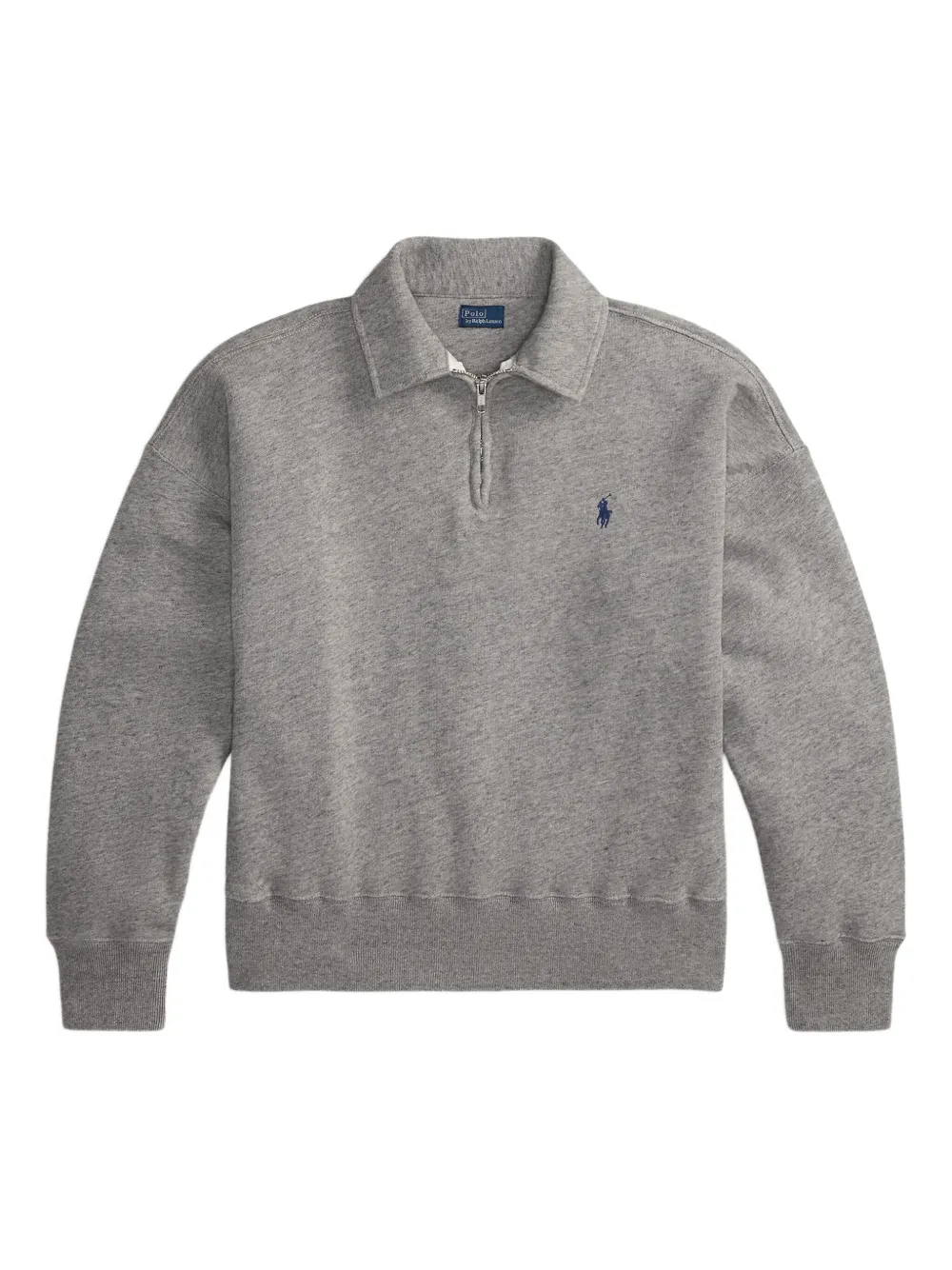 Polo Ralph Lauren Polo Pony-embroidered Sweatshirt In Gray