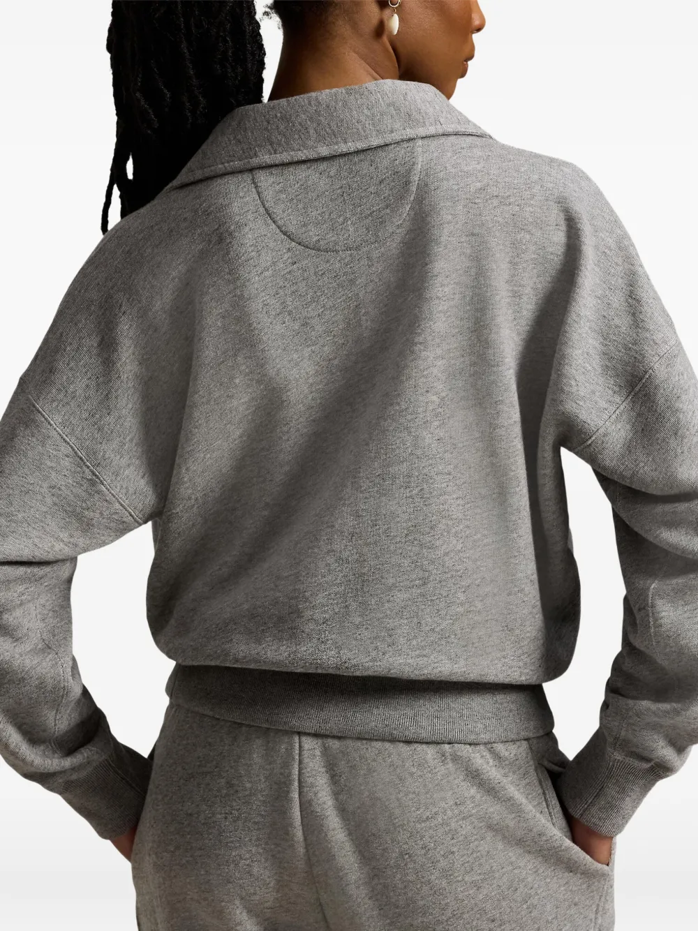 Polo Ralph Lauren Polo Pony-embroidered Sweatshirt In Gray