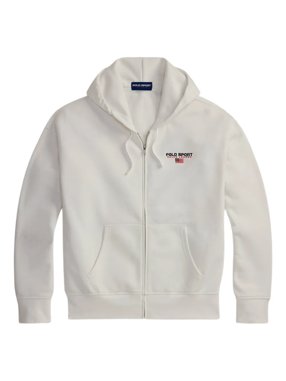 Polo Ralph Lauren Felpa con cappuccio e zip - Bianco