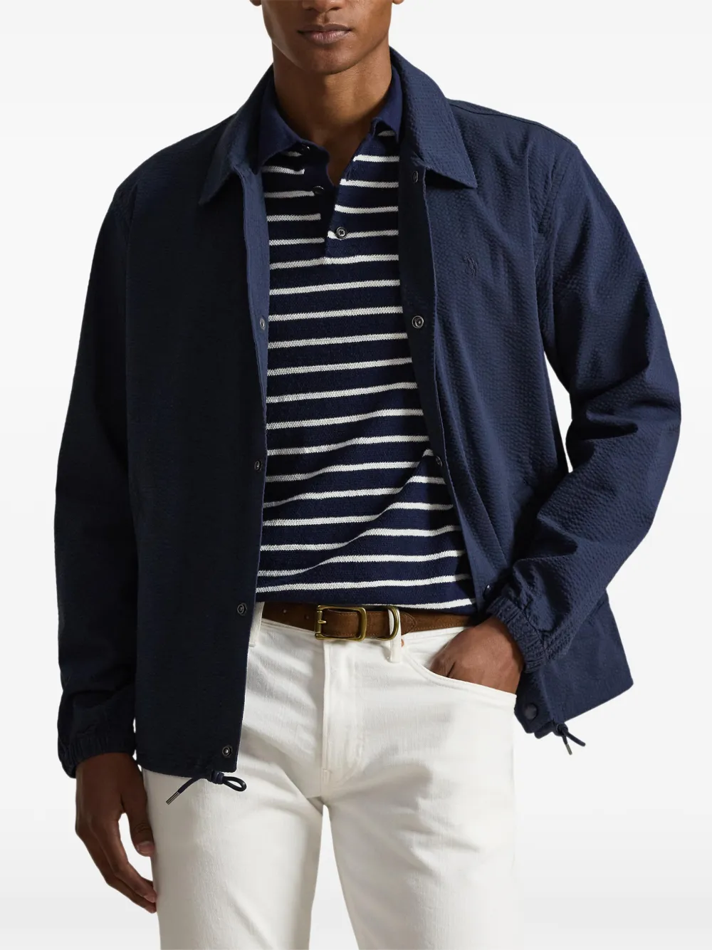 Coach's buttoned jacket