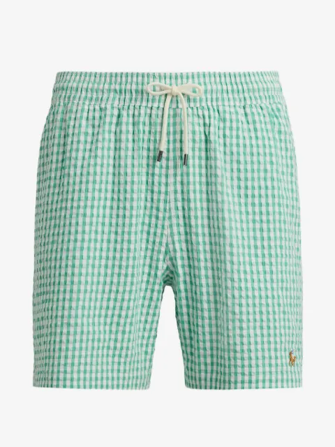 Polo Ralph Lauren shorts de playa con motivo de cuadros gingham
