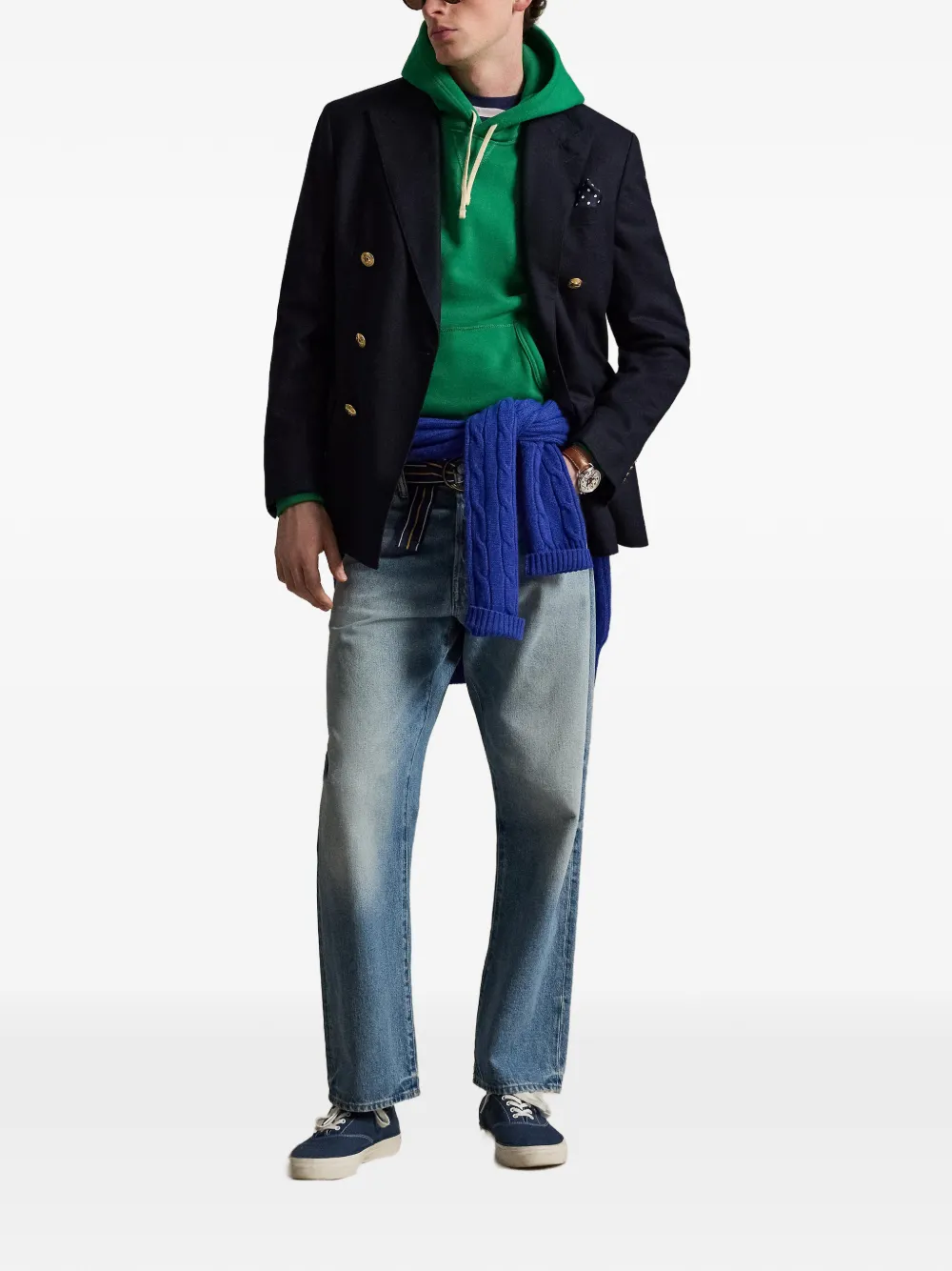 Polo Ralph Lauren The RL fleece hoodie Groen